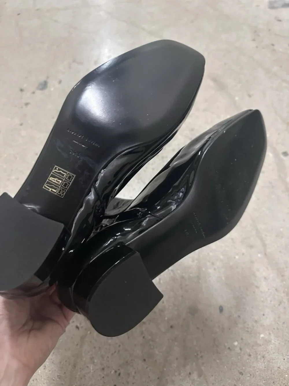 HERBERT LEVINE Shadow Ban 30 Patent Boots Black - Picture 7 of 7